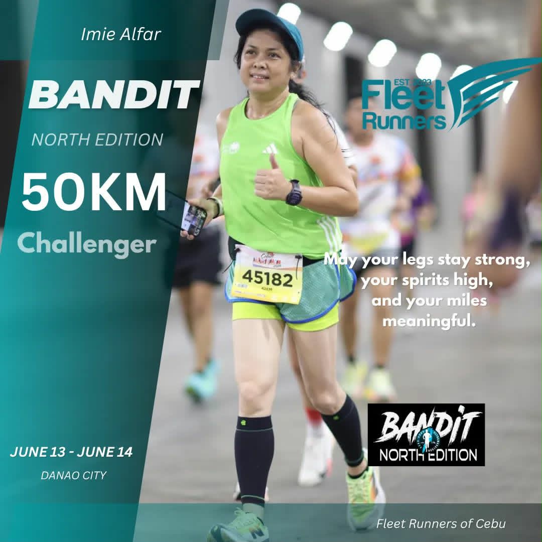 Imee Fleet Runners of Cebu international runner NYC Marathon