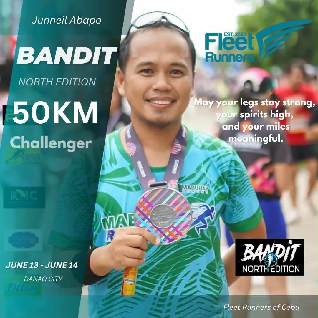 Junneil Fleet Runners of Cebu duathlon pacer