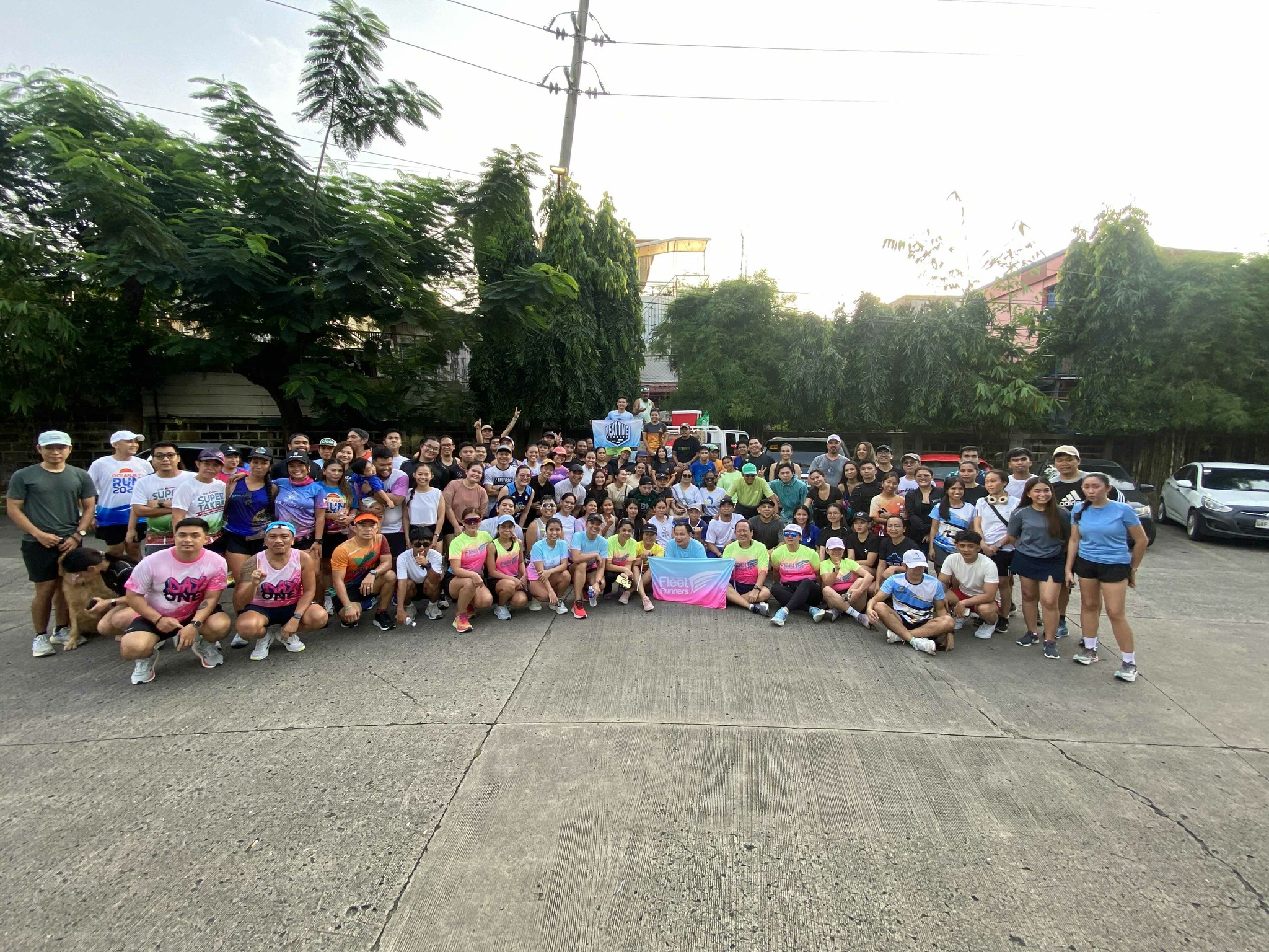 Fleet Runners of Cebu earthquake relief donation drive for North Cebu 2025